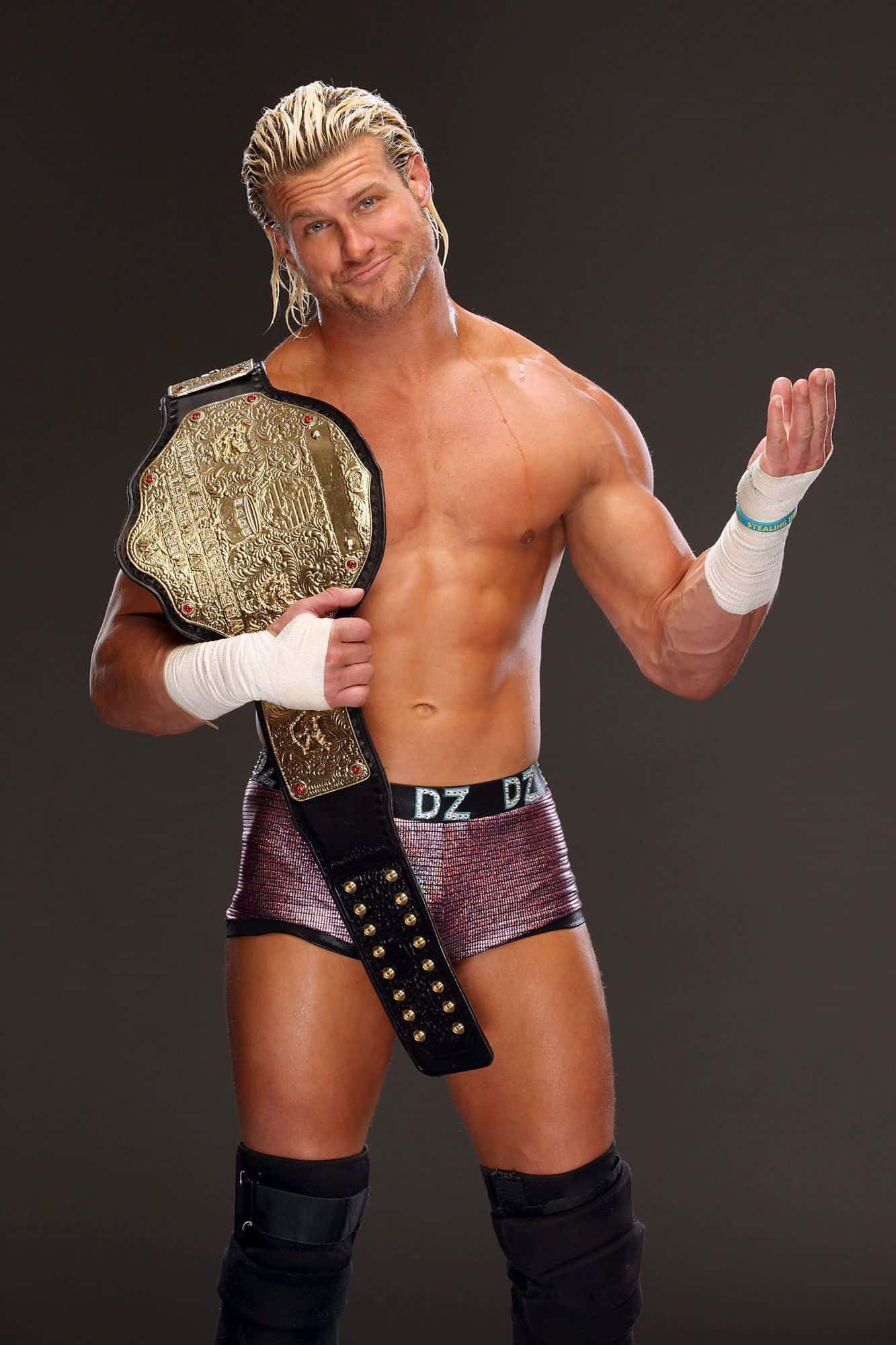 Дольф Зигглер чемпион WWE Обои