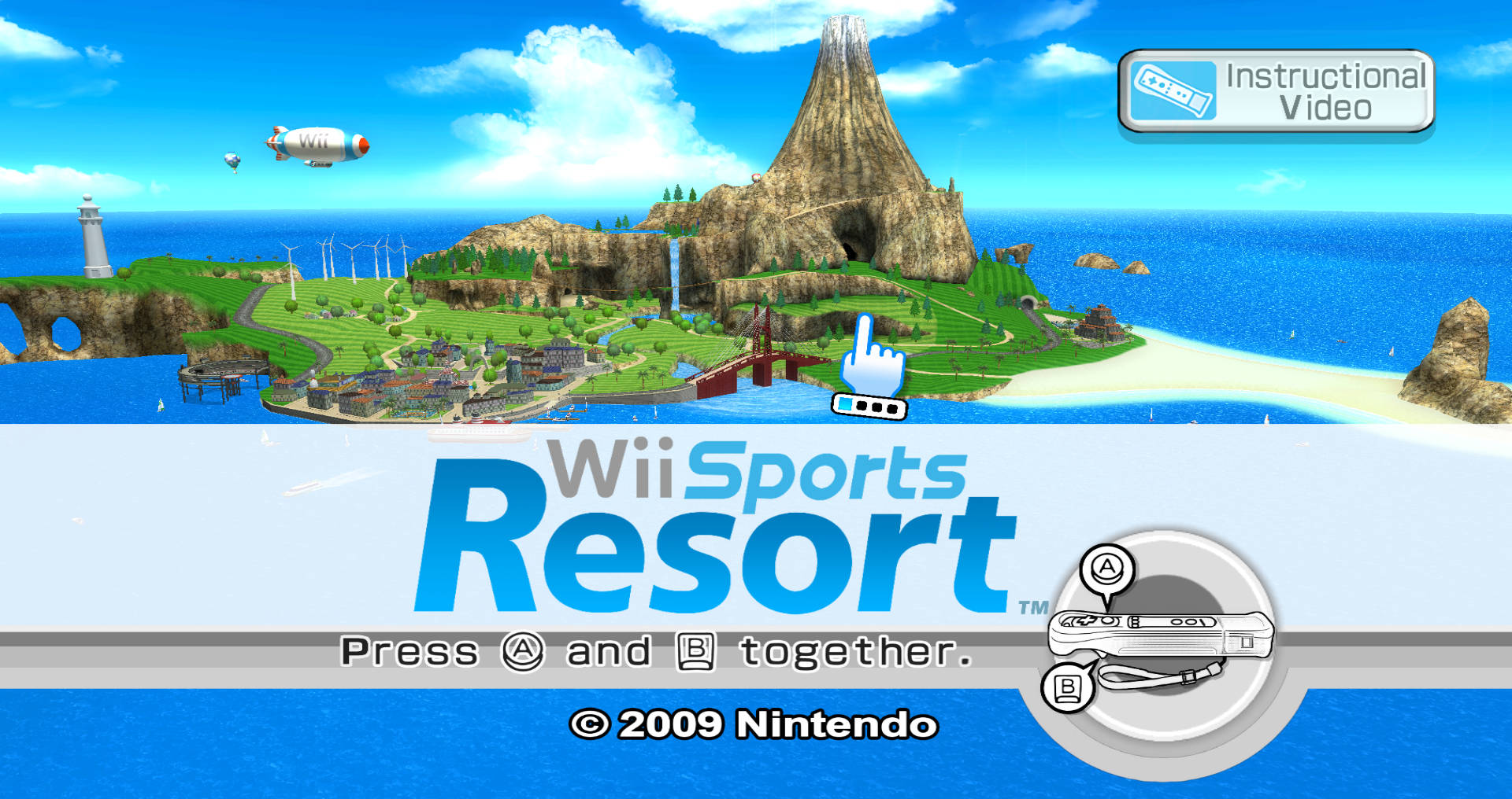 Заставка игры Wii Sports Resort Обои