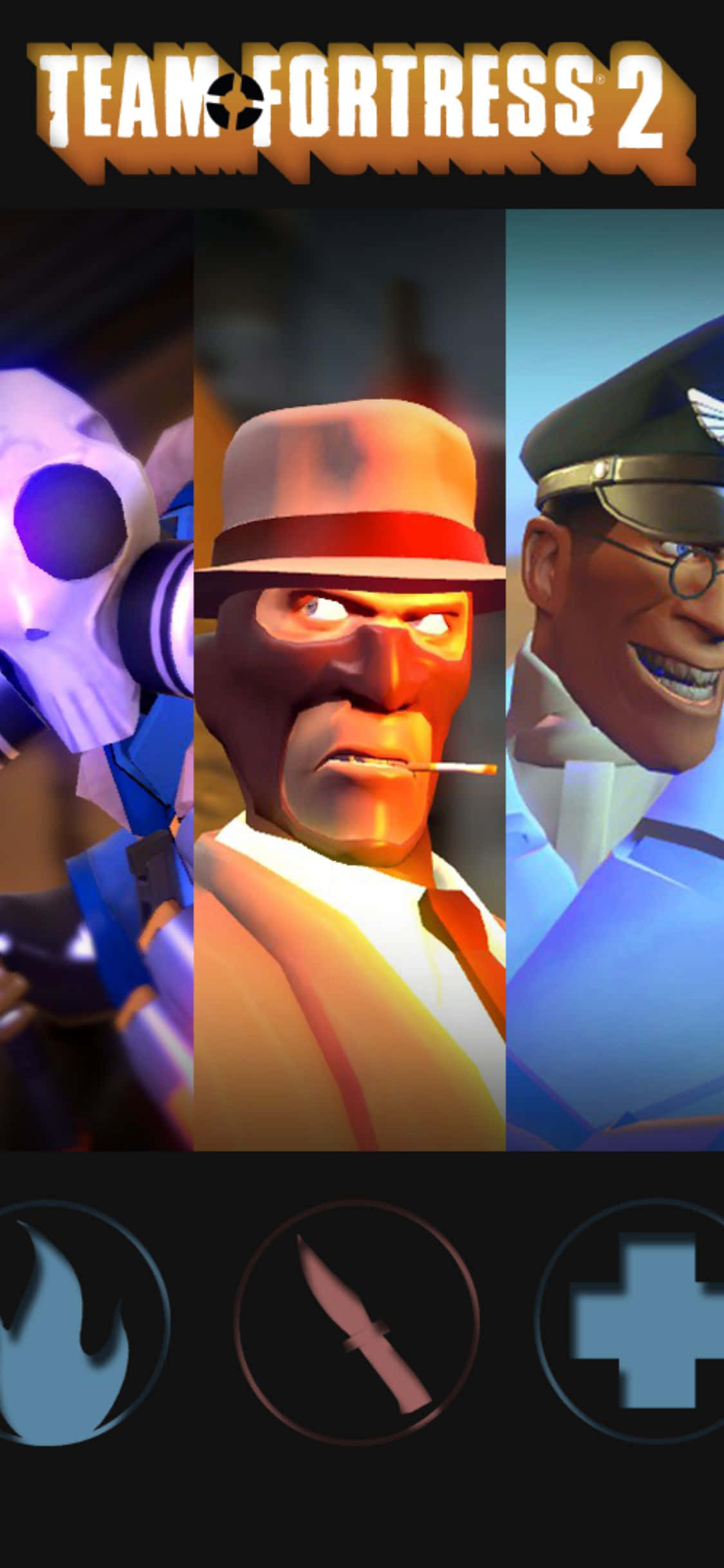 Захвати флаг с друзьями и покажи доминирование в Team Fortress 2 на новом iPhone Xs Обои