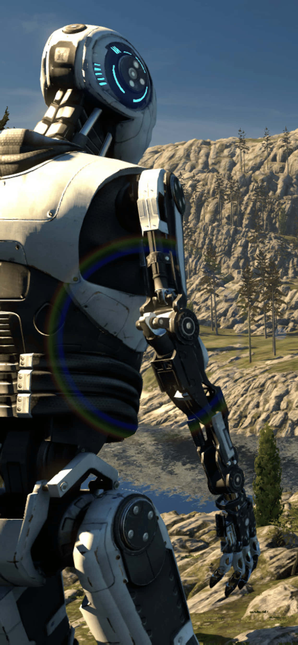 Захватывающий вид игры The Talos Principle на iPhone XS Max Обои