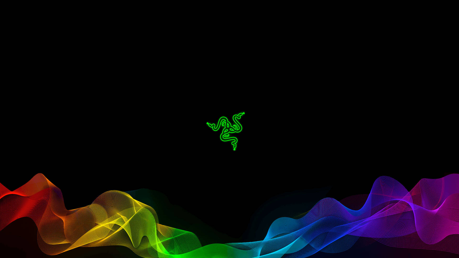 Зеленый Razer RGB 4K Обои