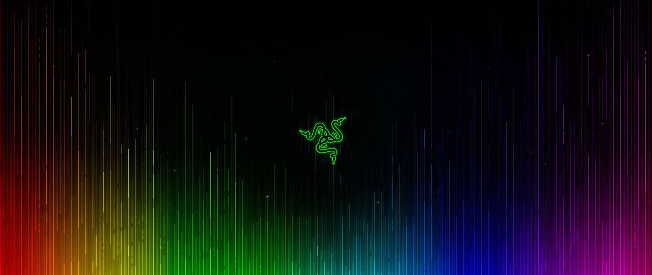 Зеленый логотип Razer Обои