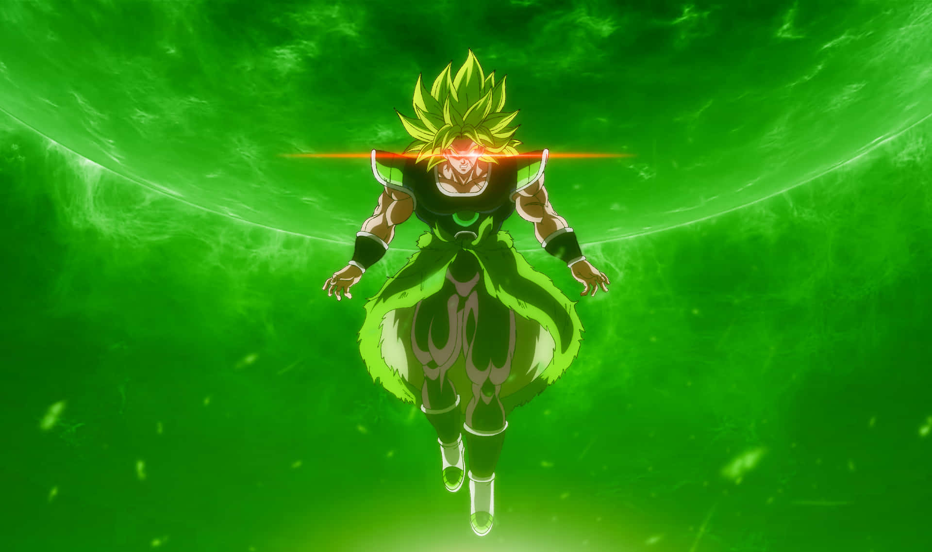 Зелёный Броли из Dragon Ball Super Обои