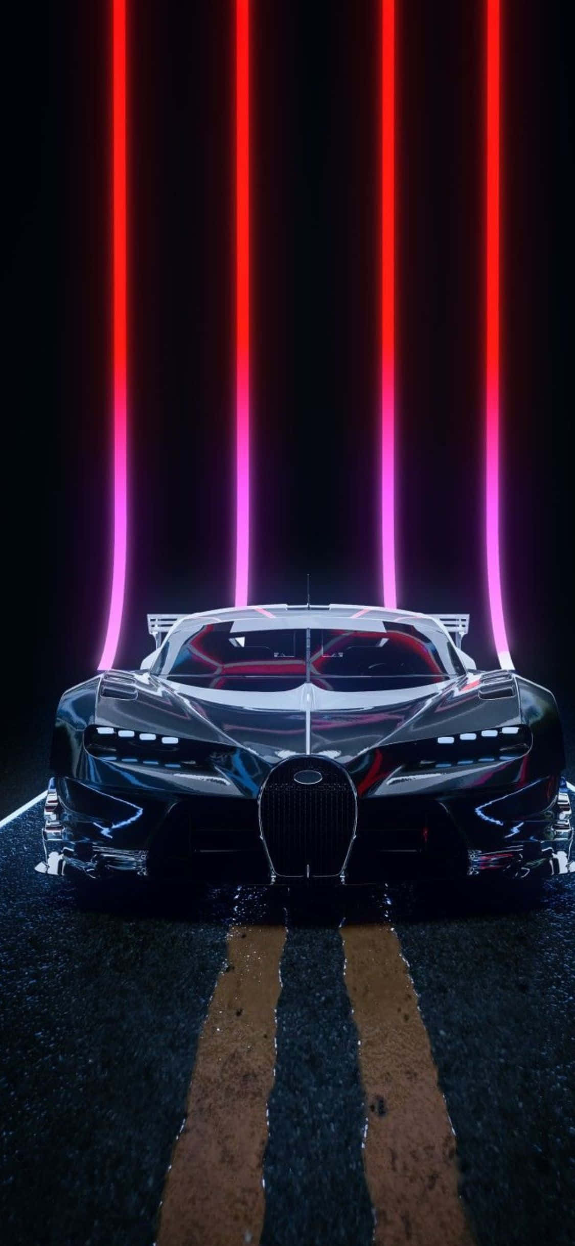 Изображение «Смелое и экстремальное — iPhone Xs в Bugatti» Обои