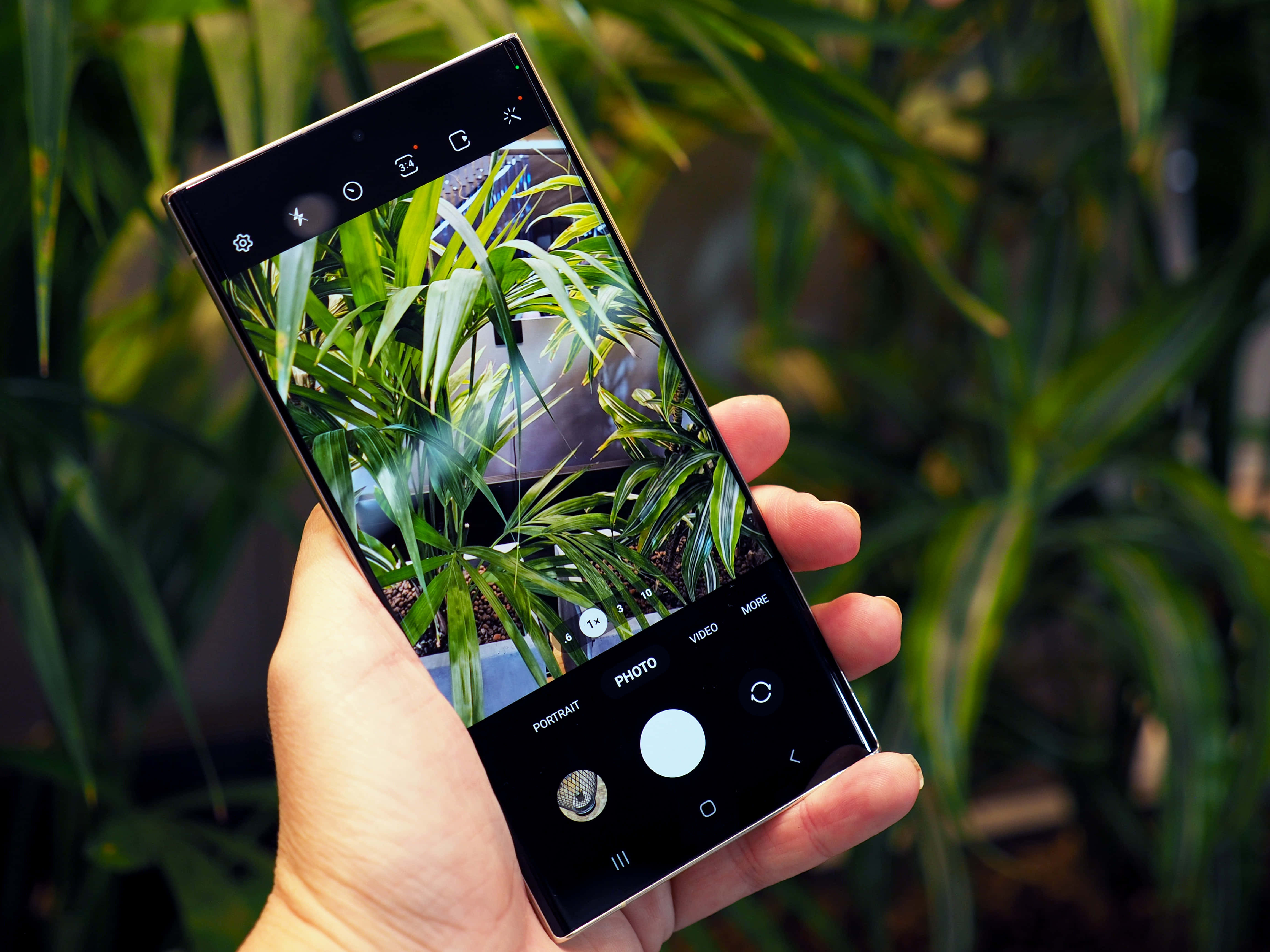Интерфейс камеры Samsung S23 Ultra Обои