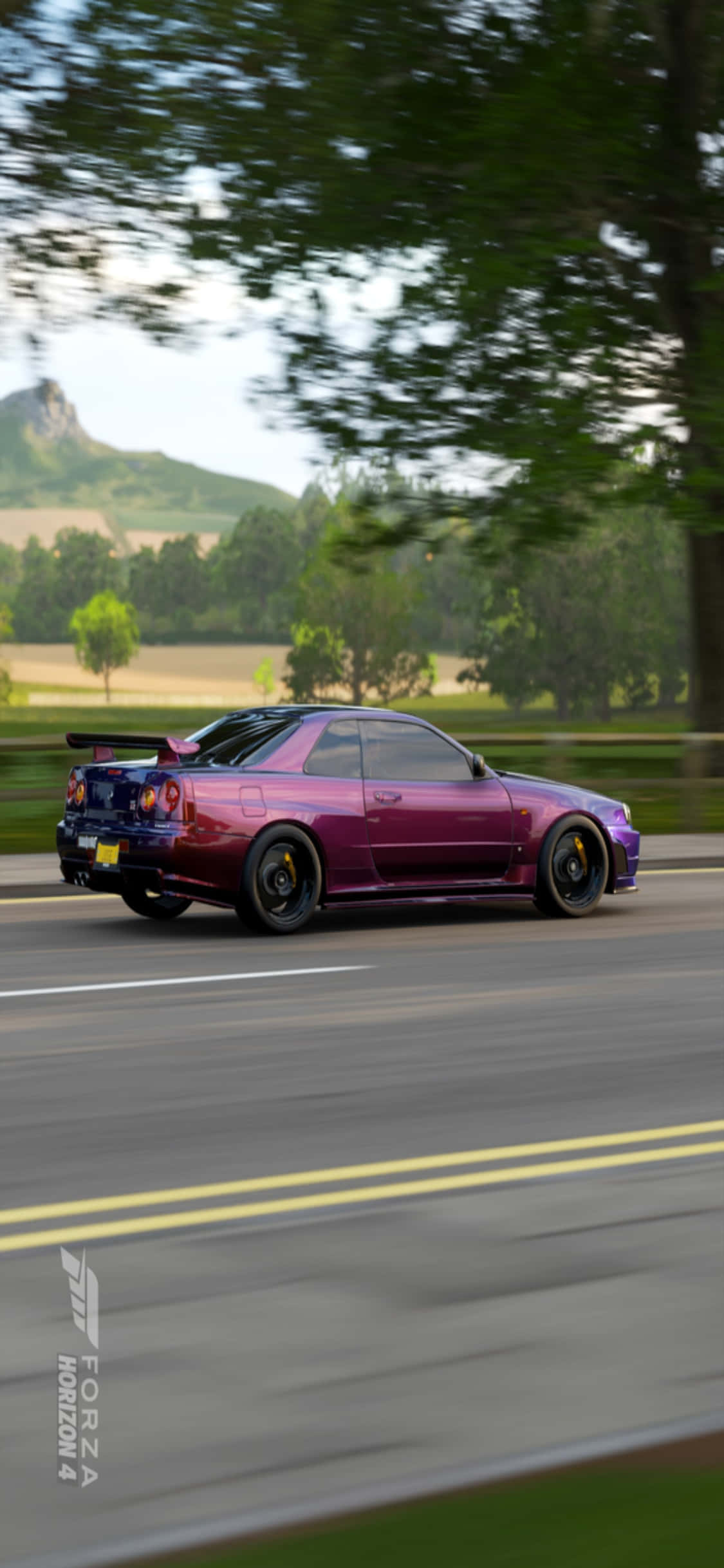 Ощутите гоночный азарт с iPhone Xs и Forza Horizon 4 Обои