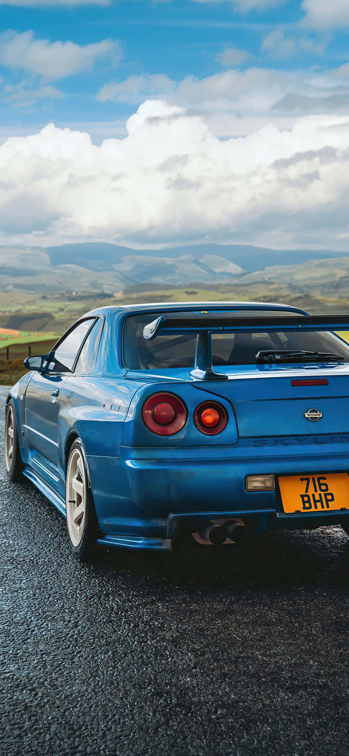 Испытайте Nissan Skyline с iPhone Обои