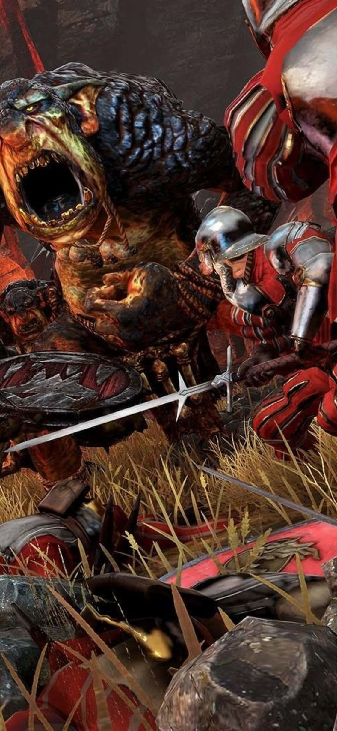 Испытайте ultimate fantasy warfare с iPhone X и Total War Warhammer Обои