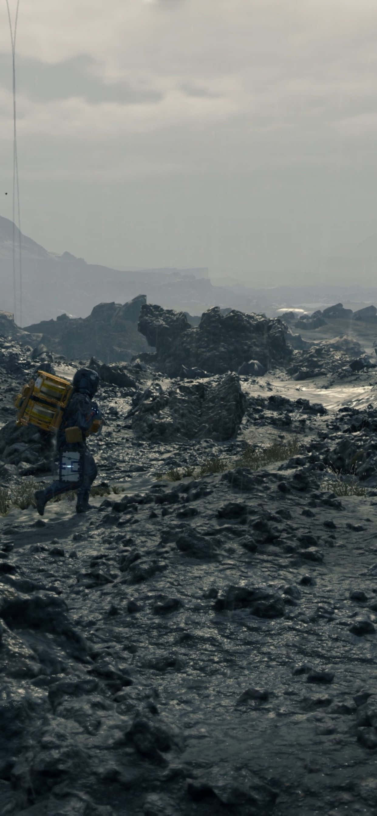 Почувствуйте накал Death Stranding на iPhone Xs Max Обои