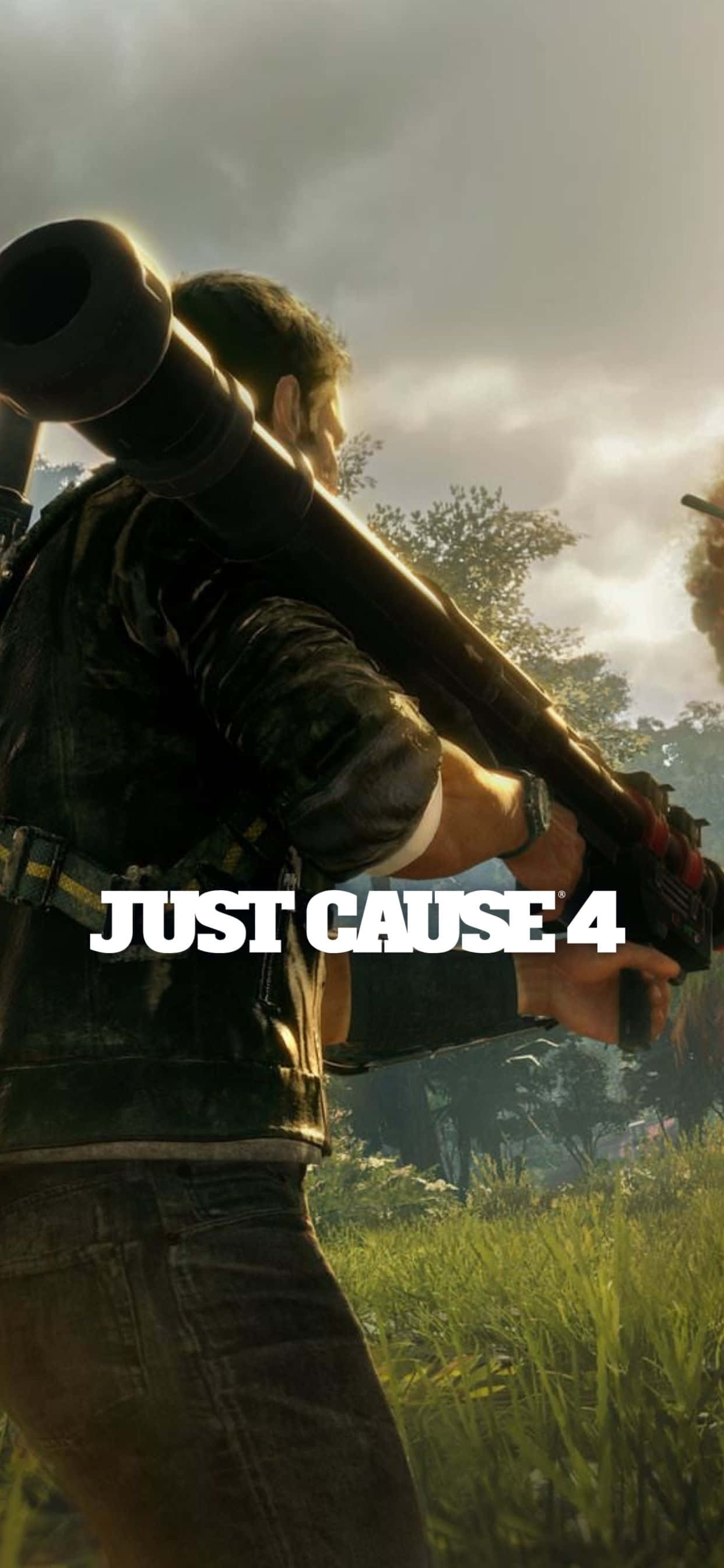 Исследуй наполненный экшеном мир Just Cause 4 на своем iPhone Xs Max Обои