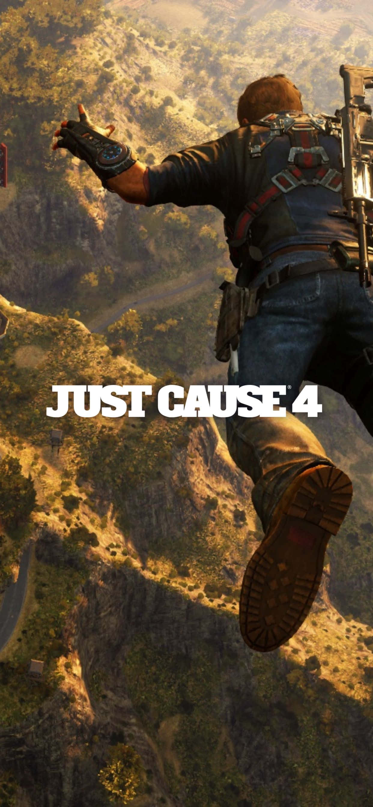 Исследуйте новые миры и станьте неудержимым агентом хаоса с Just Cause 4 на вашем iPhone Xs Max Обои