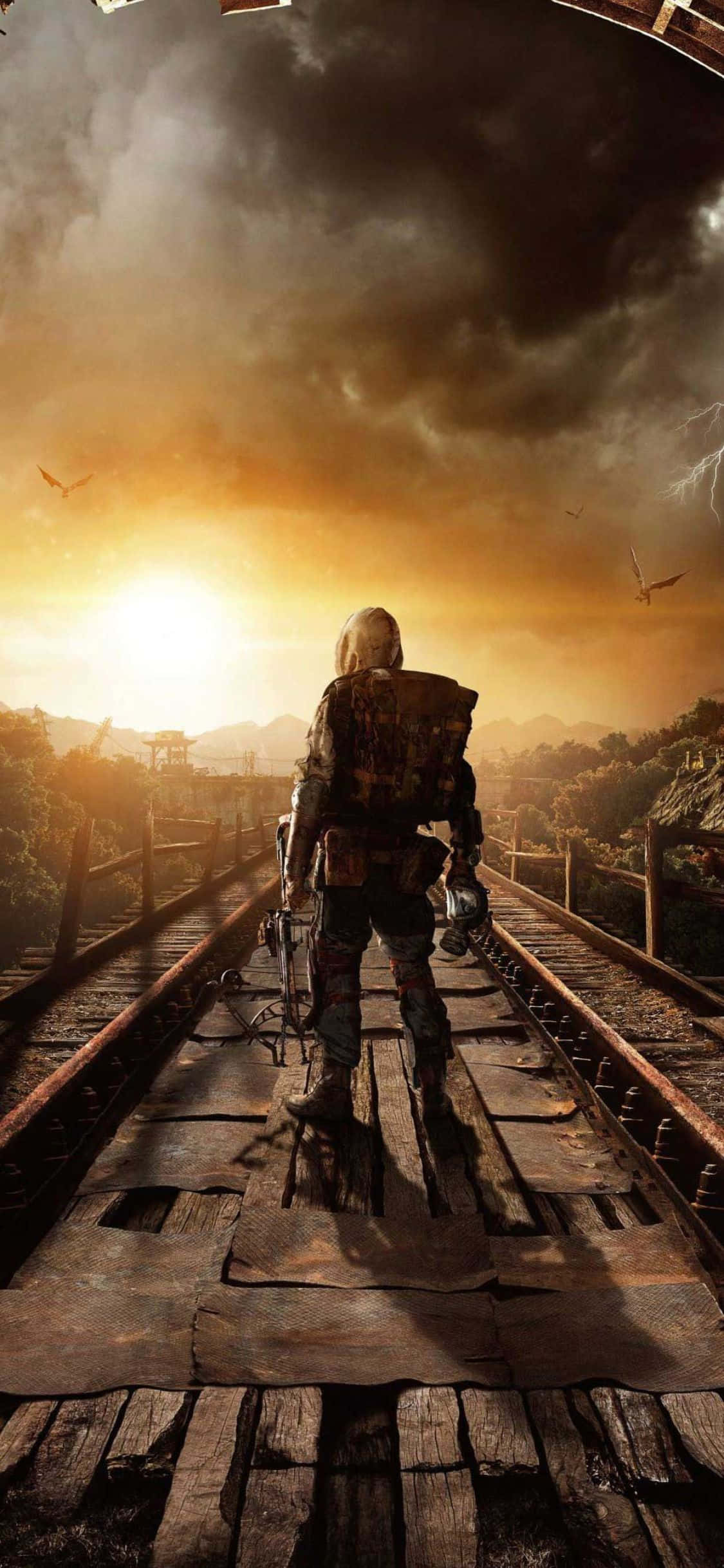 Исследуйте опустевшие улицы постапокалиптической Москвы с Metro Exodus Обои