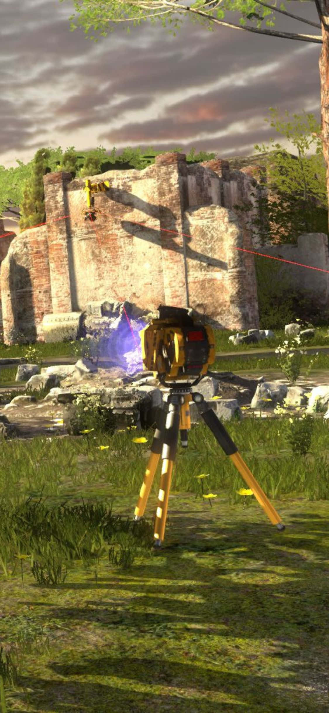 Исследуйте сюрреалистический мир The Talos Principle на вашем iPhone X Обои