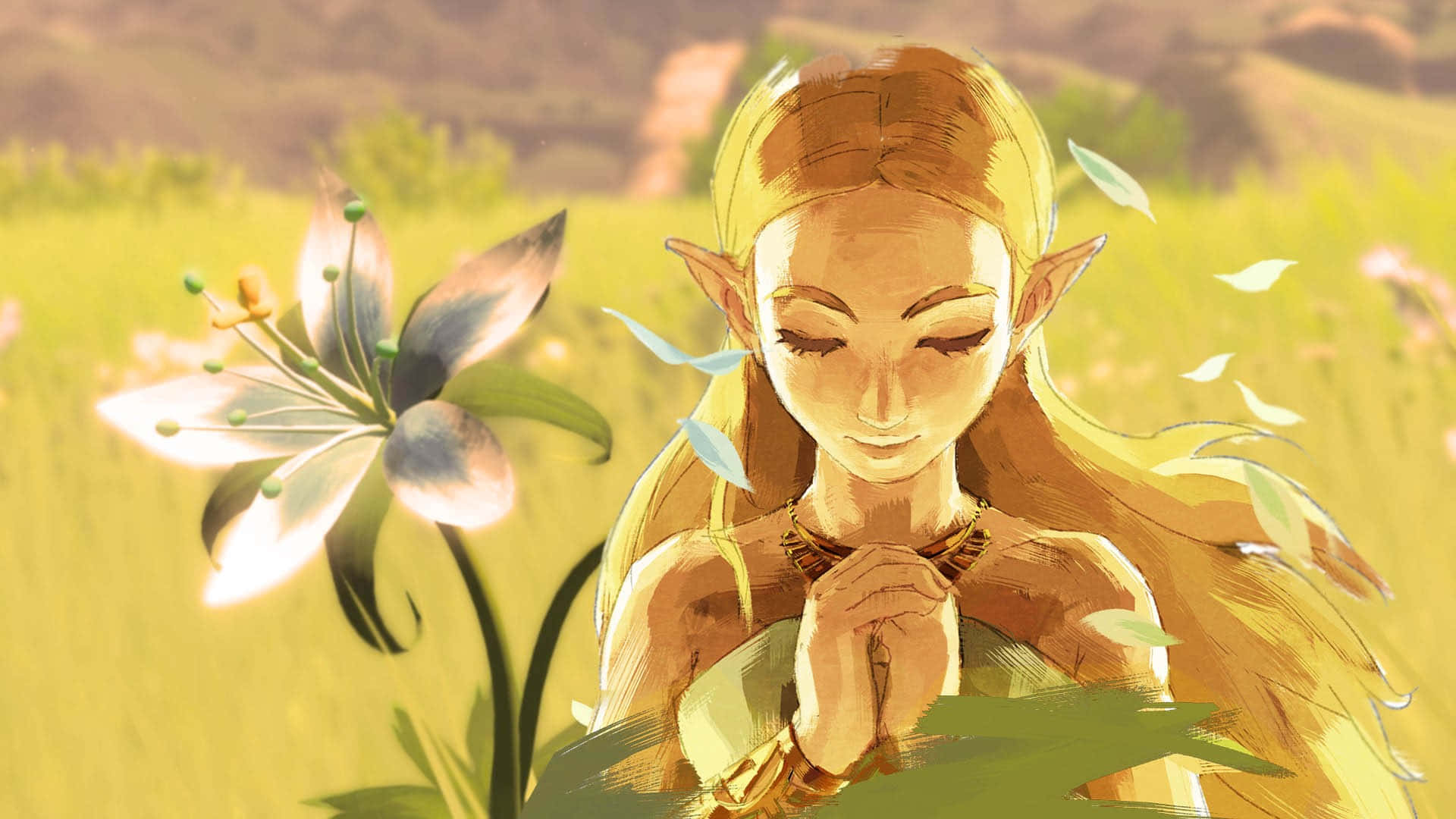 Исследуйте таинственный мир Хайрула в The Legend of Zelda Обои