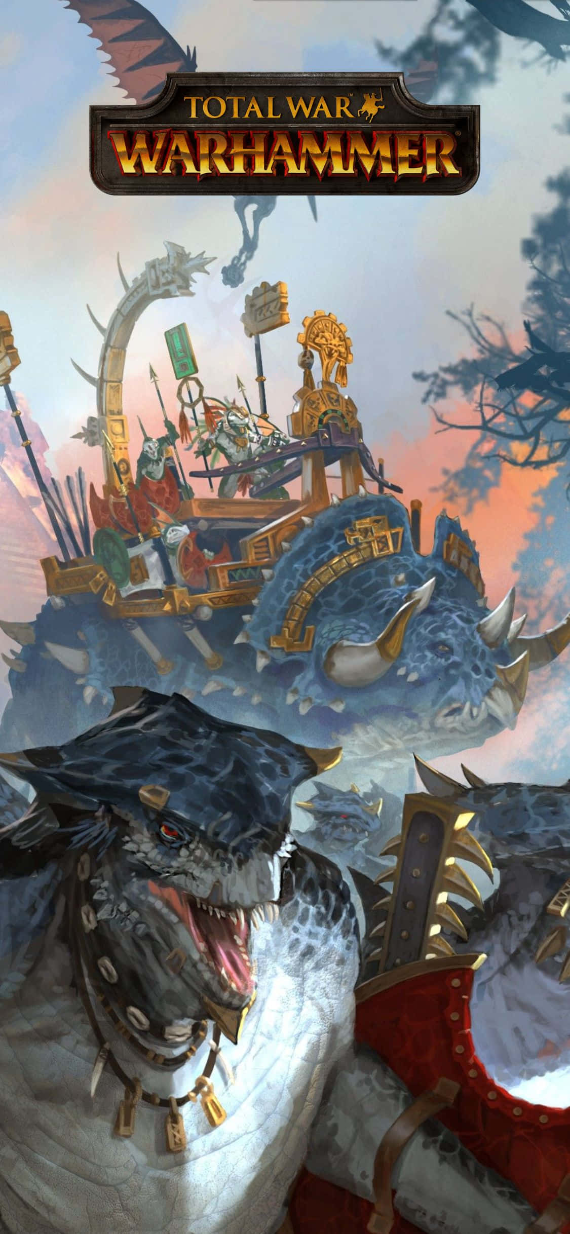 Исследуйте эпическую стратегическую игру Total War: Warhammer на вашем iPhone X Обои