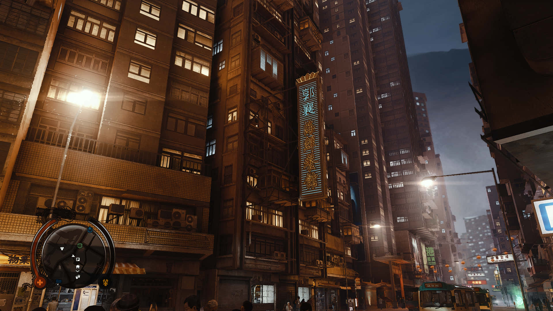 Исследуйте яркий город Гонконг в Sleeping Dogs Обои