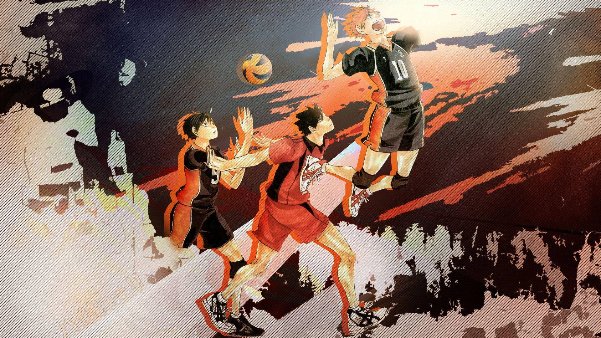 Кageyama и Хината Haikyuu для рабочего стола