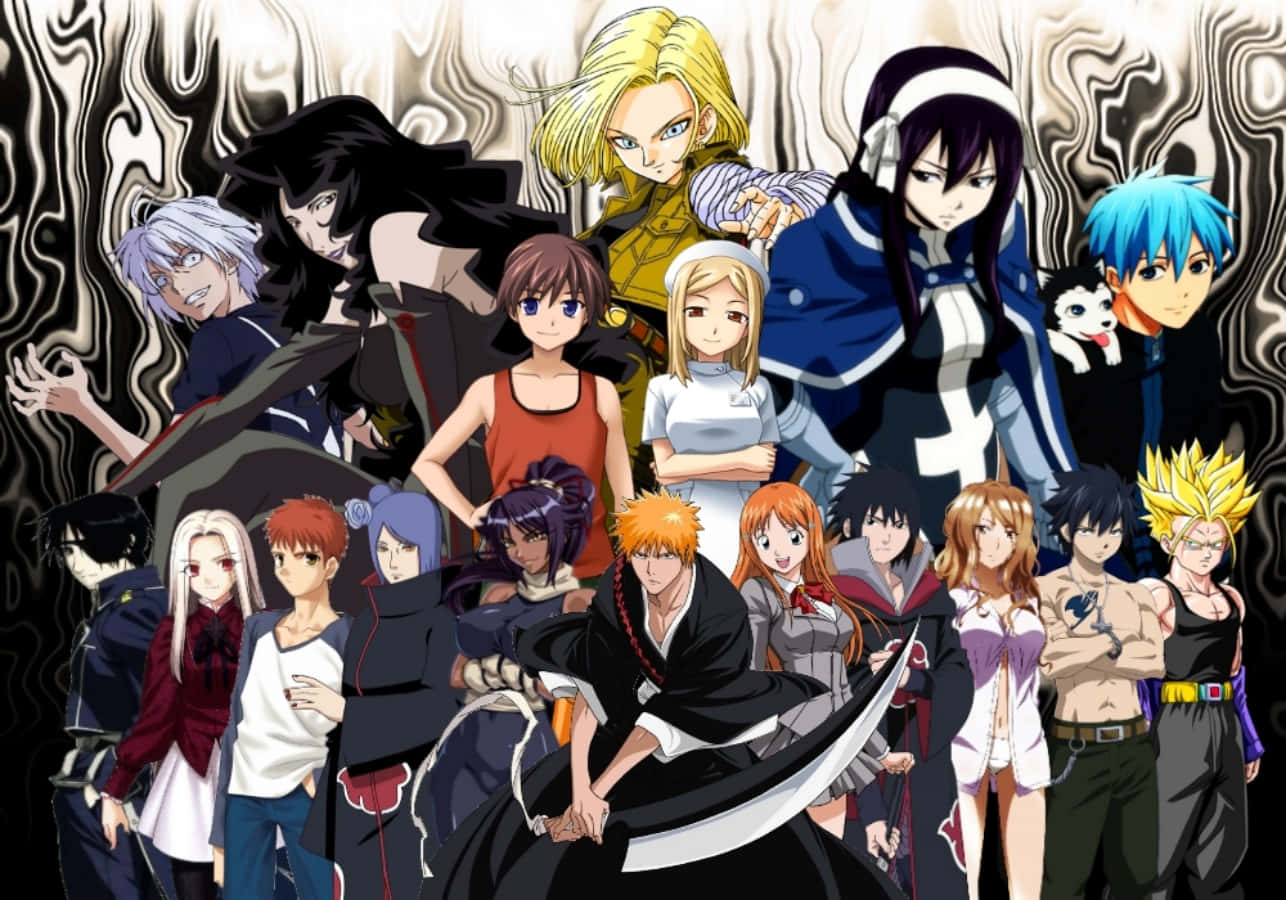 Кирито, Асуна и Синнон из Sword Art Online Обои