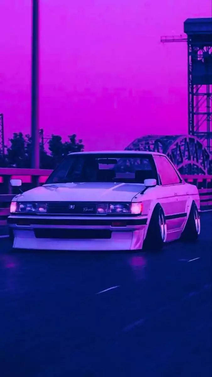 Классическая Toyota в стиле JDM Обои