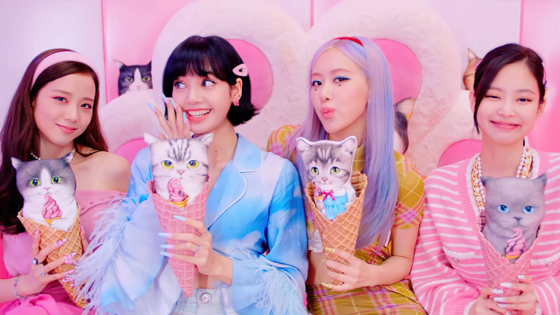 Клип Blackpink «Ice Cream»: Милая съемка с мороженым Обои
