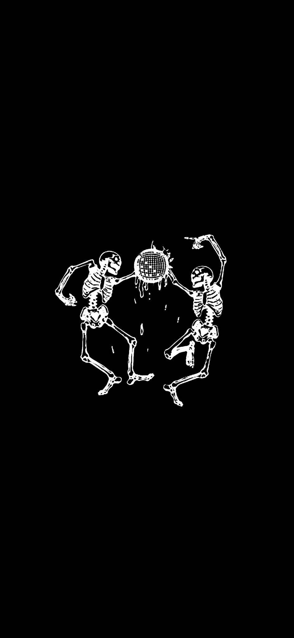 Клип-арт скелета из песни Joji Обои