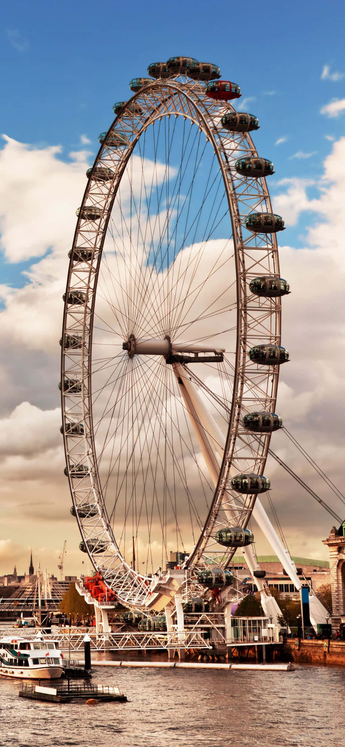Колесо обозрения London Eye Обои