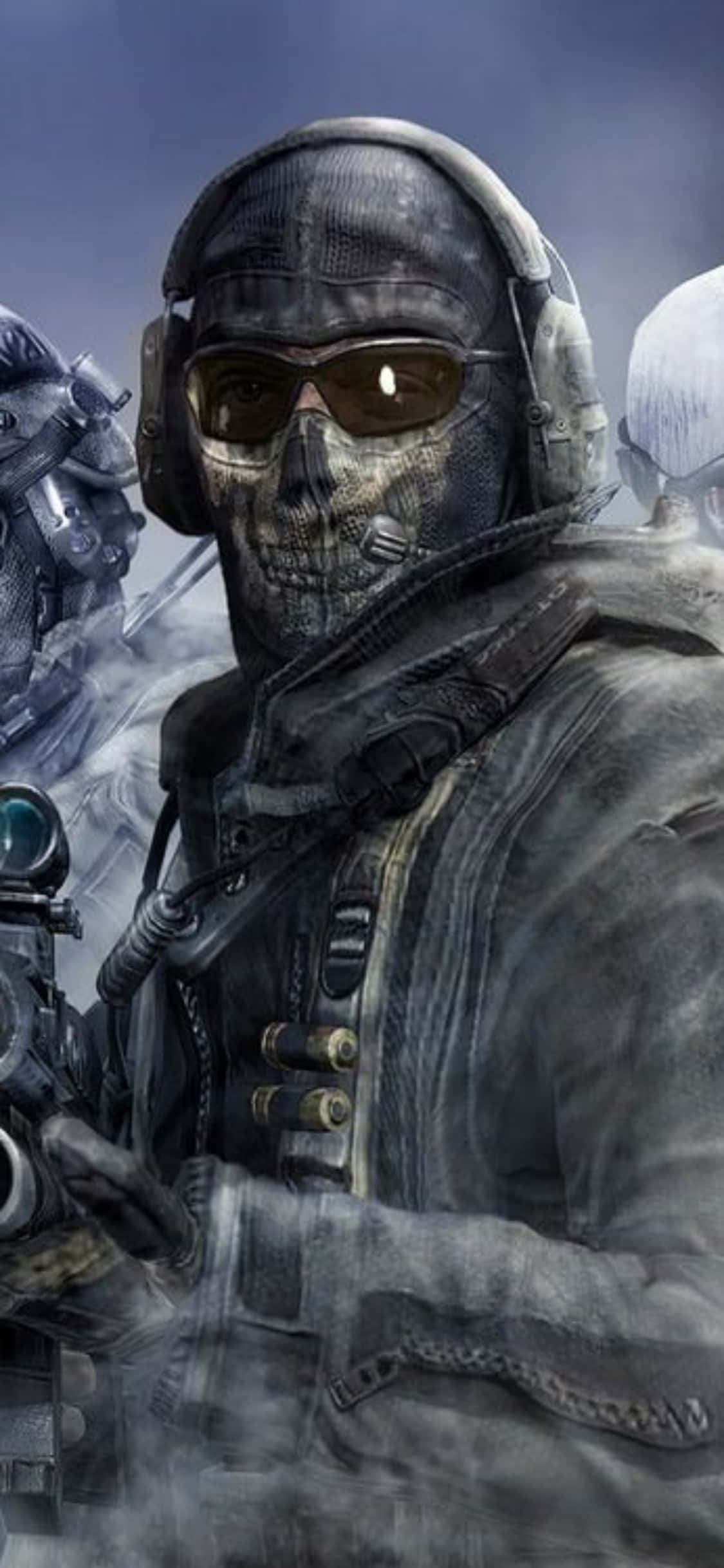 Командная работа и соревнование в Counter-Strike Global Offensive на новом iPhone Xs Обои