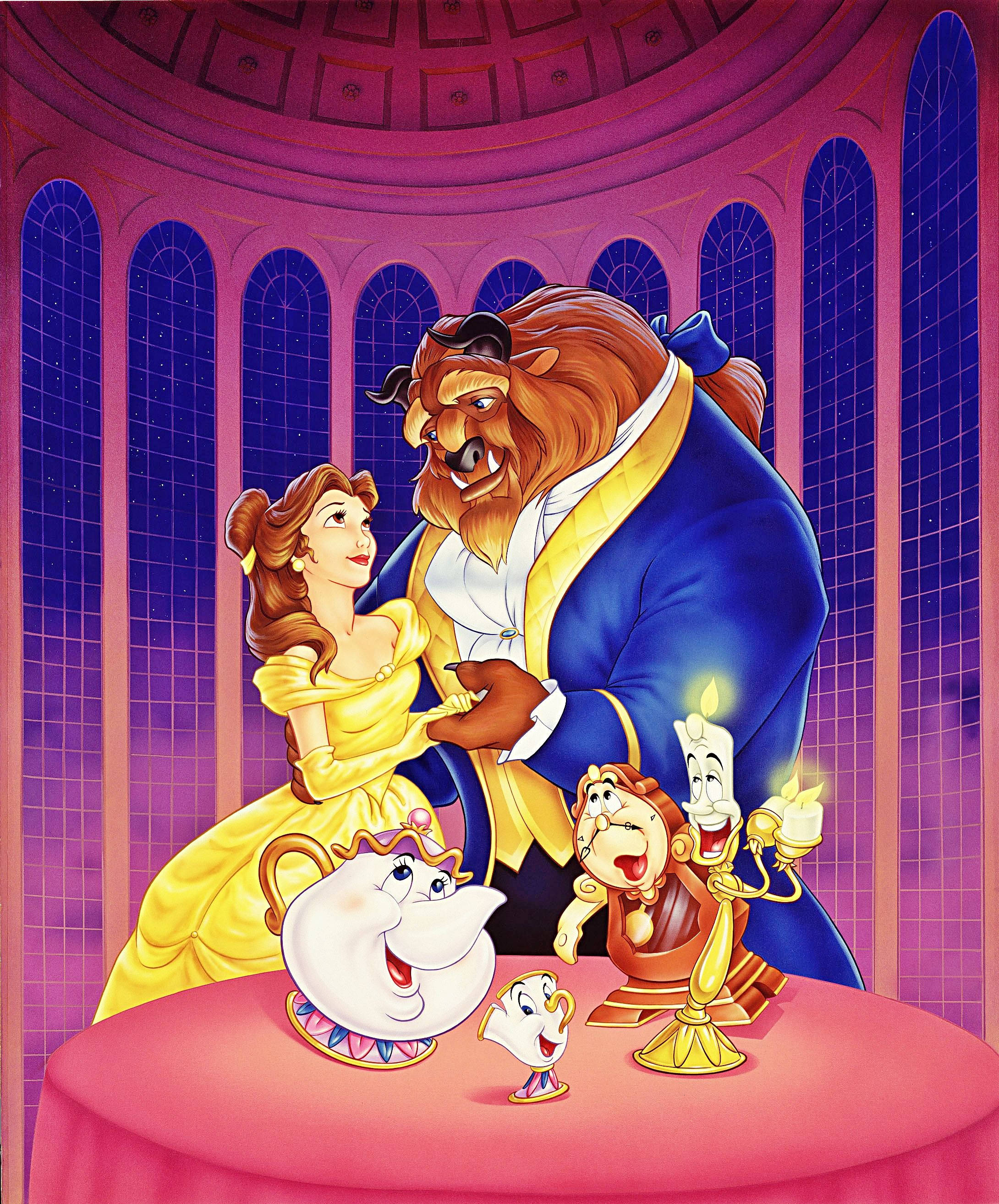 Красавица и Чудовище Walt Disney Обои