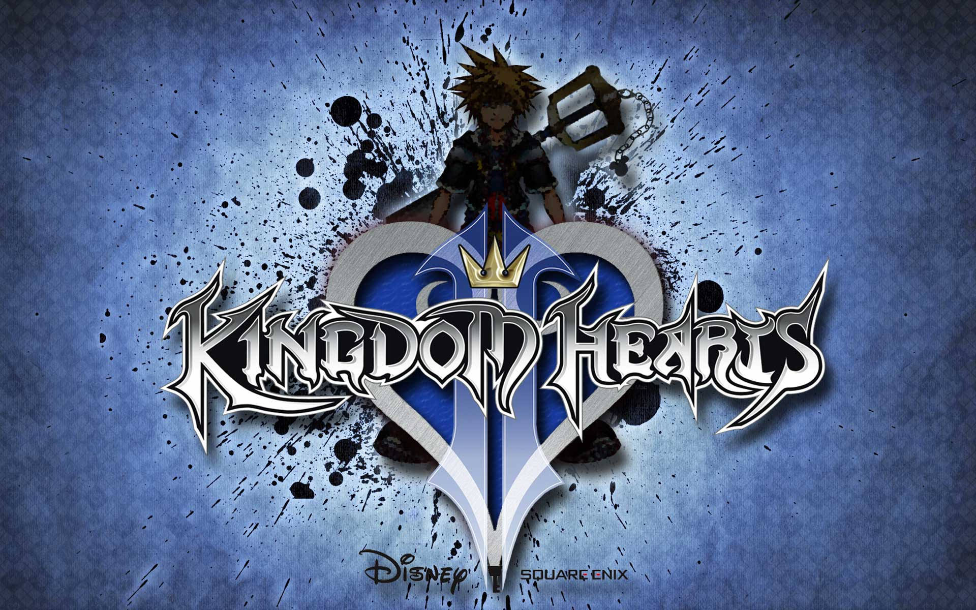 Красивая иллюстрация логотипа Kingdom Hearts