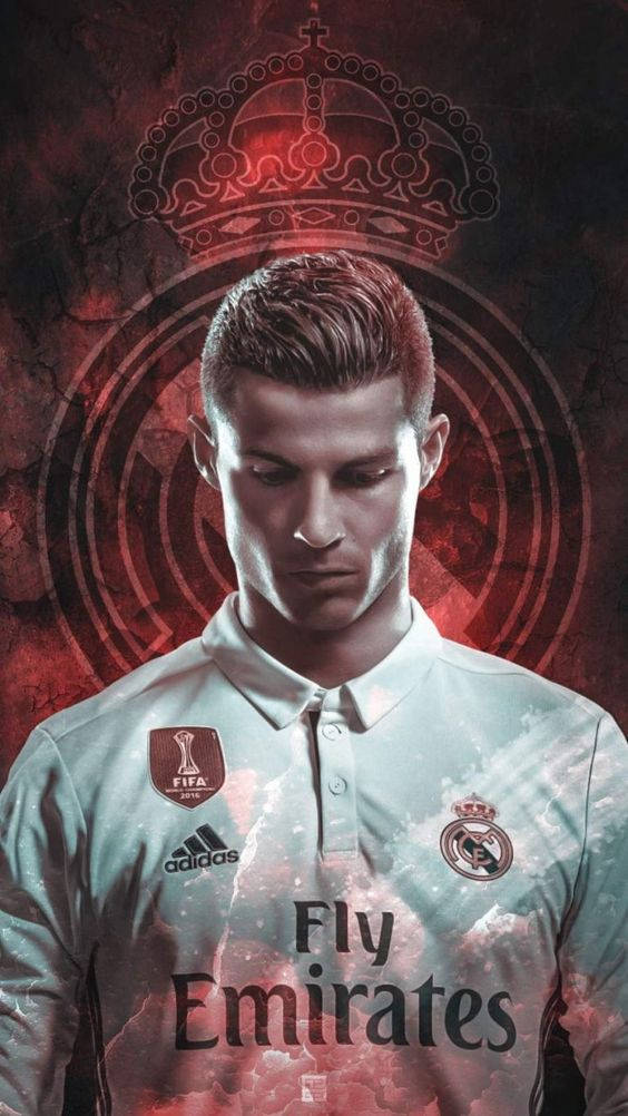 Красный Emirates CR7 Криштиану Роналду iPhone Обои