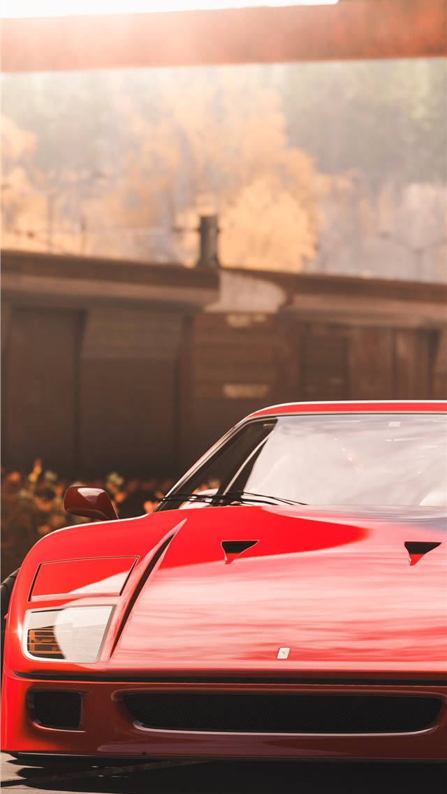 Красный Ferrari Forza iPhone