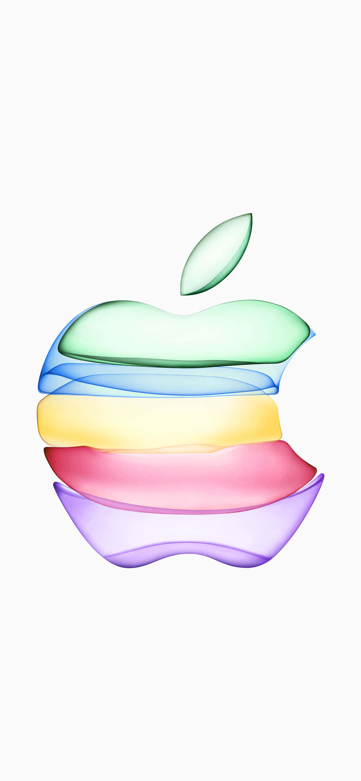 iPhone Xs Max Apple фон «Красочный логотип Apple» Обои