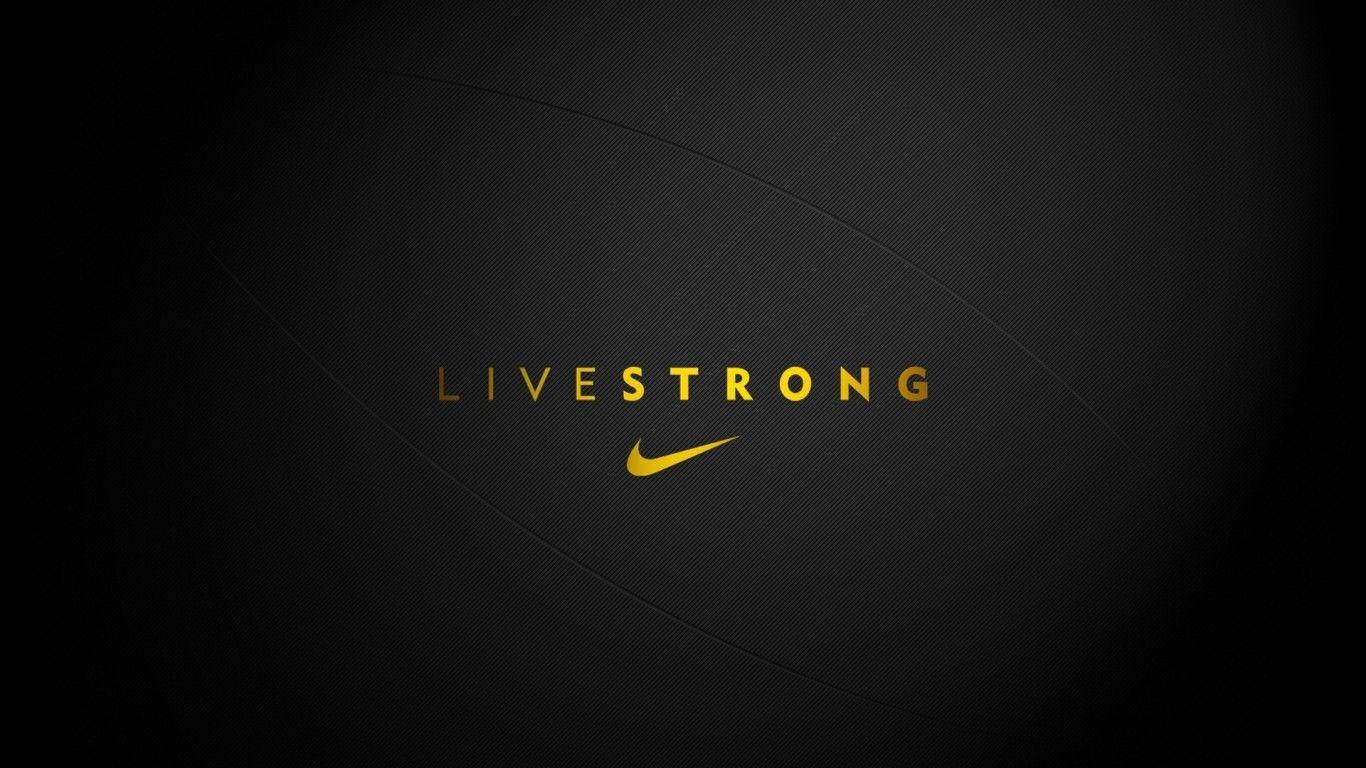 Крутой Nike Live Strong Обои