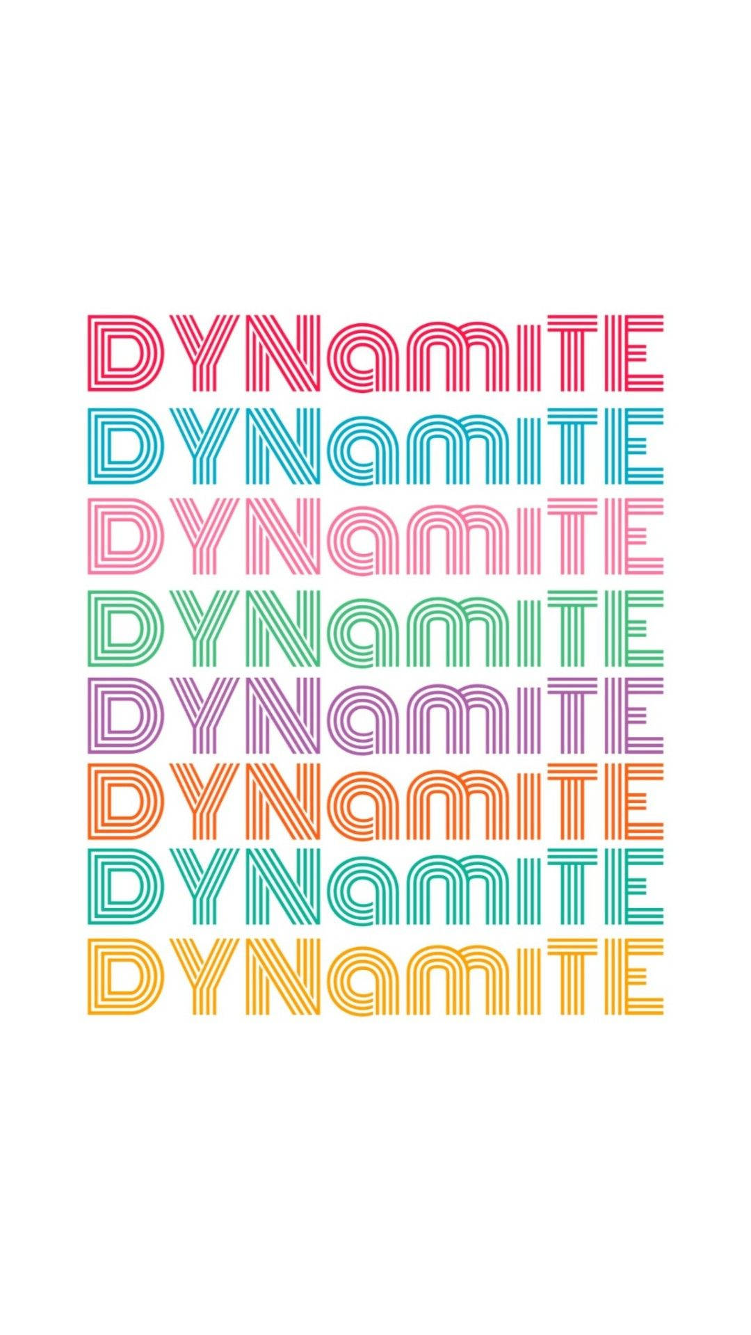 Крутой белый телефон BTS Dynamite Обои