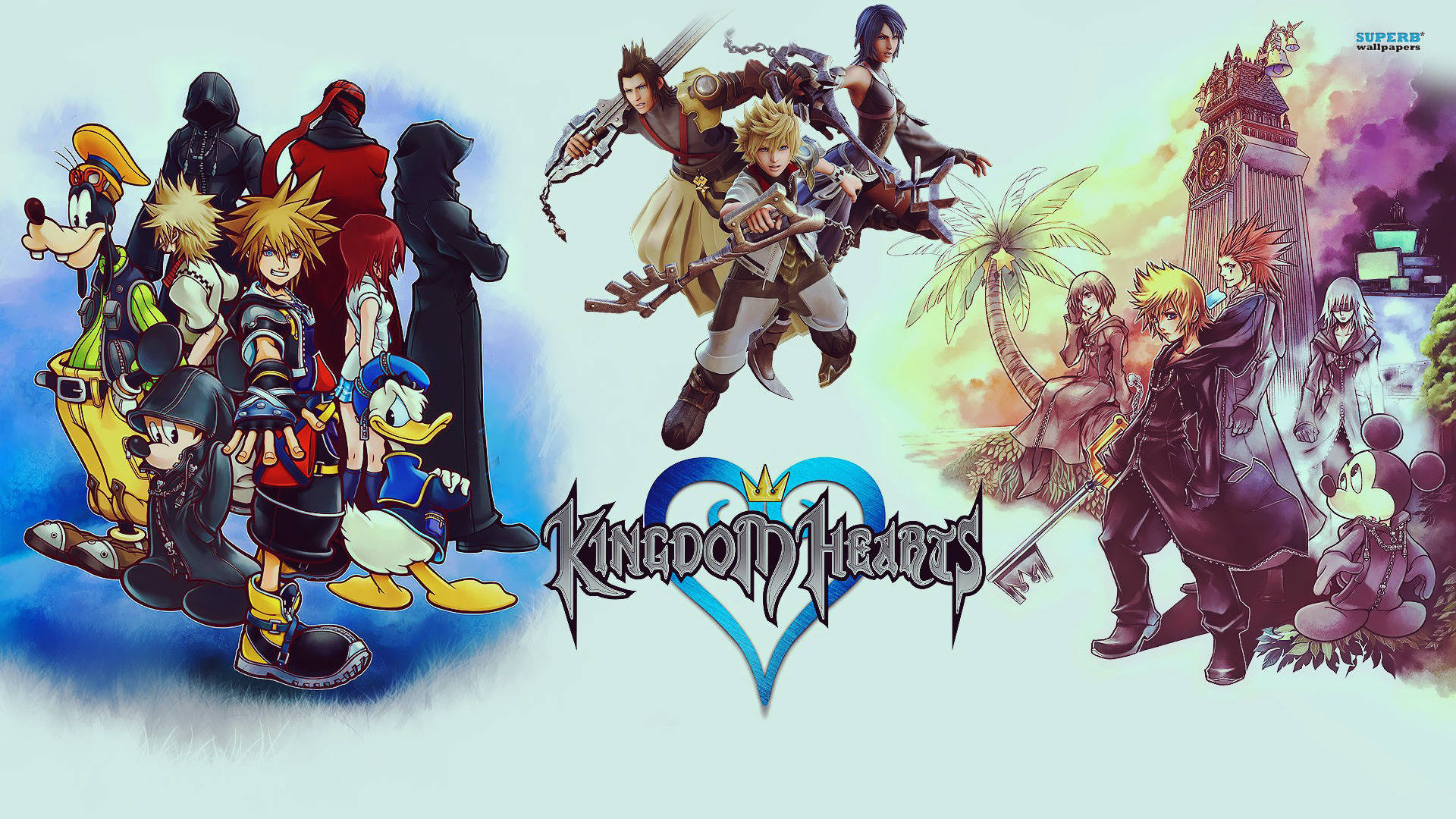 Крутой логотип Kingdom Hearts