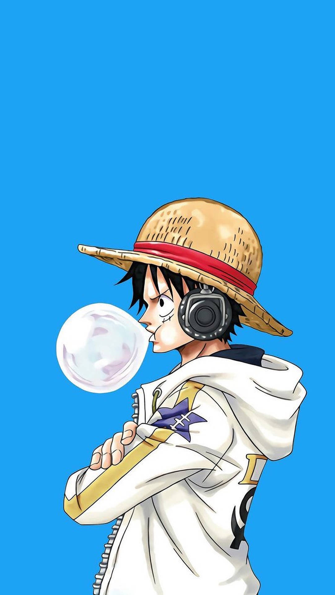 Крутой Луффи из One Piece обои для iPhone