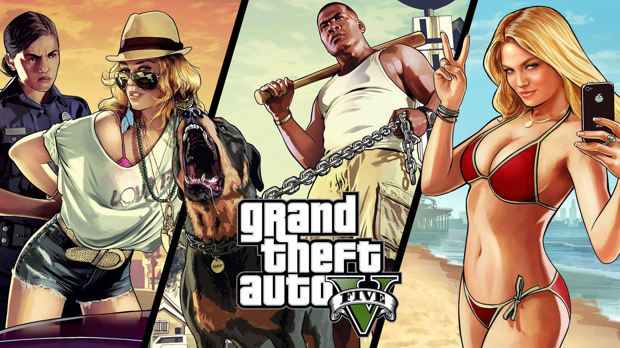 Крутой постер GTA Обои