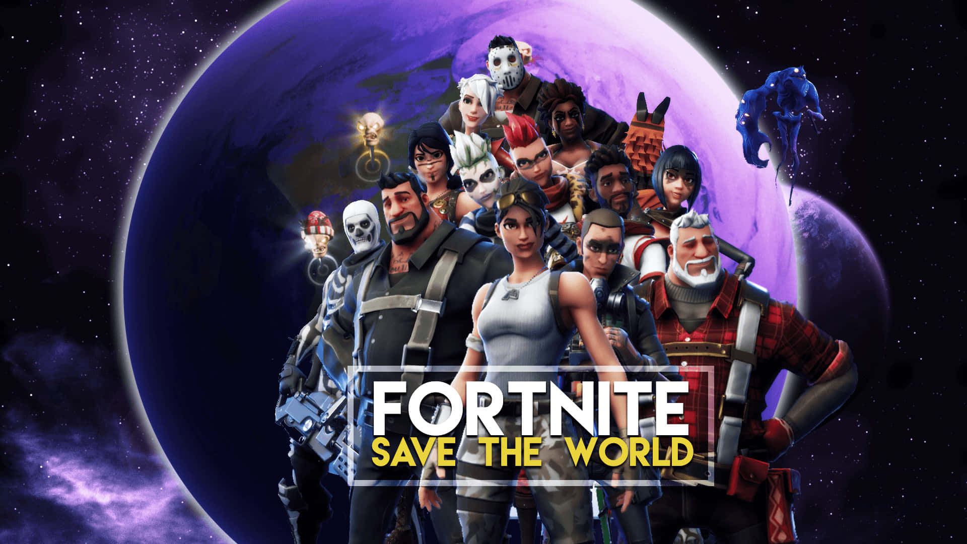 Крутой фон Fortnite Обои