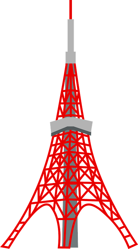 Культовая конструкция Токийской башни Обои