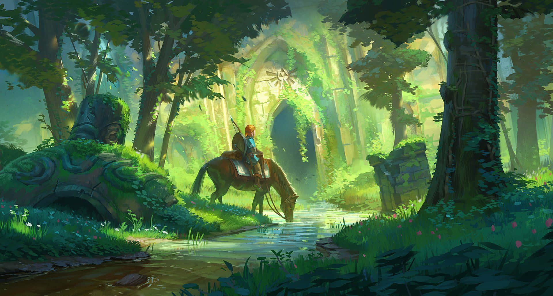Линк, герой Хайрула из The Legend of Zelda