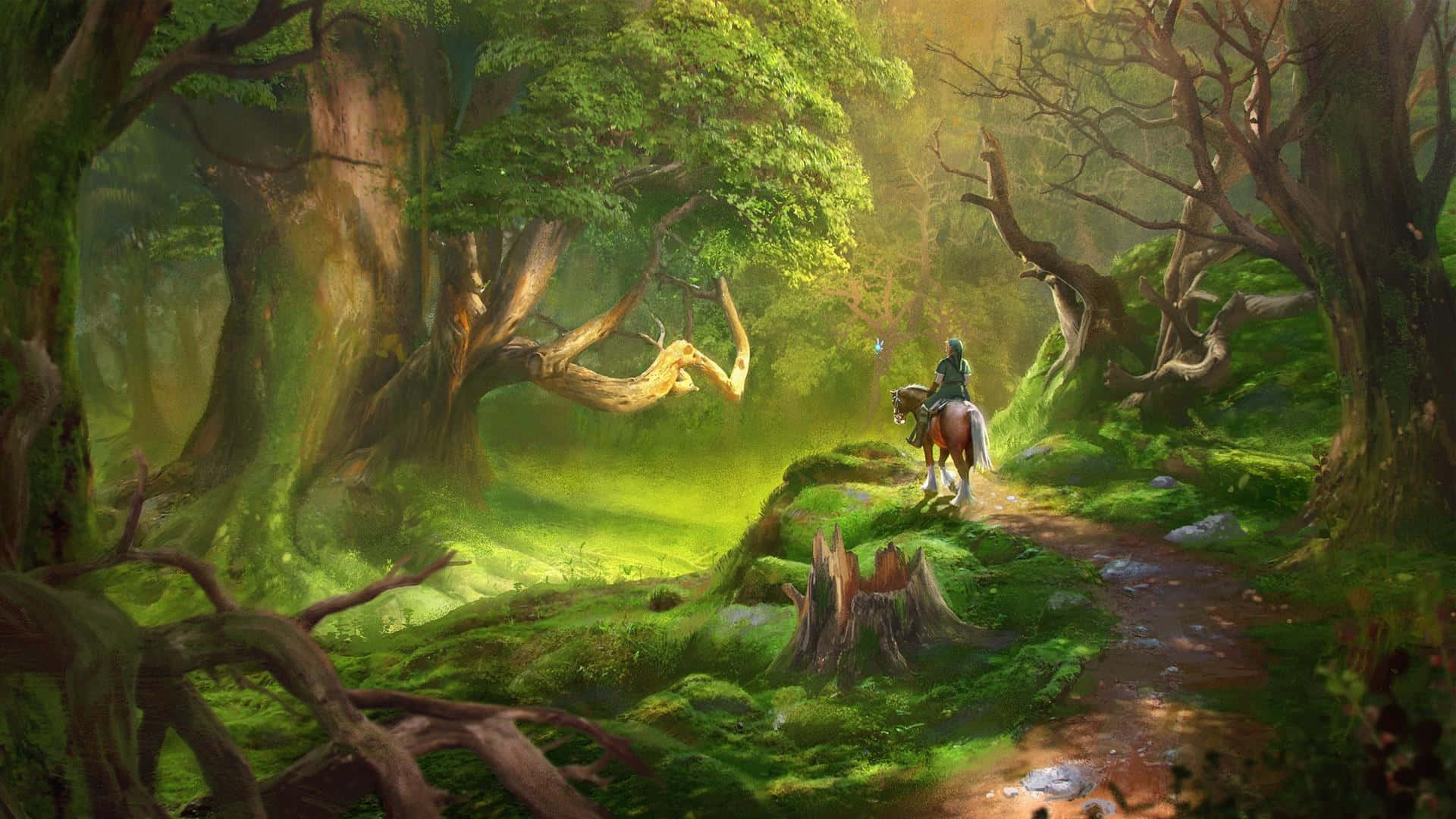 Линк, отважный герой времени из Legend of Zelda Обои