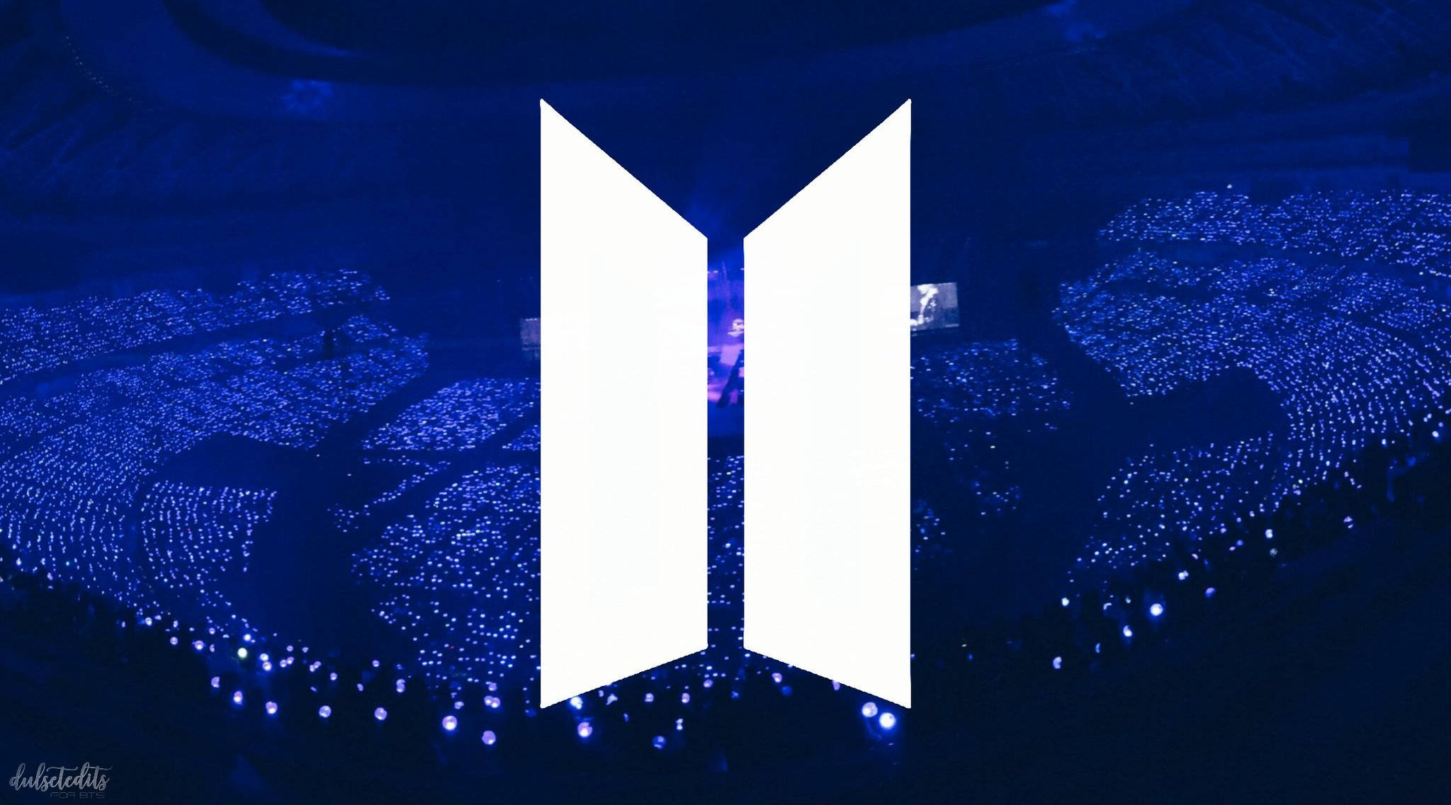 Логотип BTS на концерте Обои