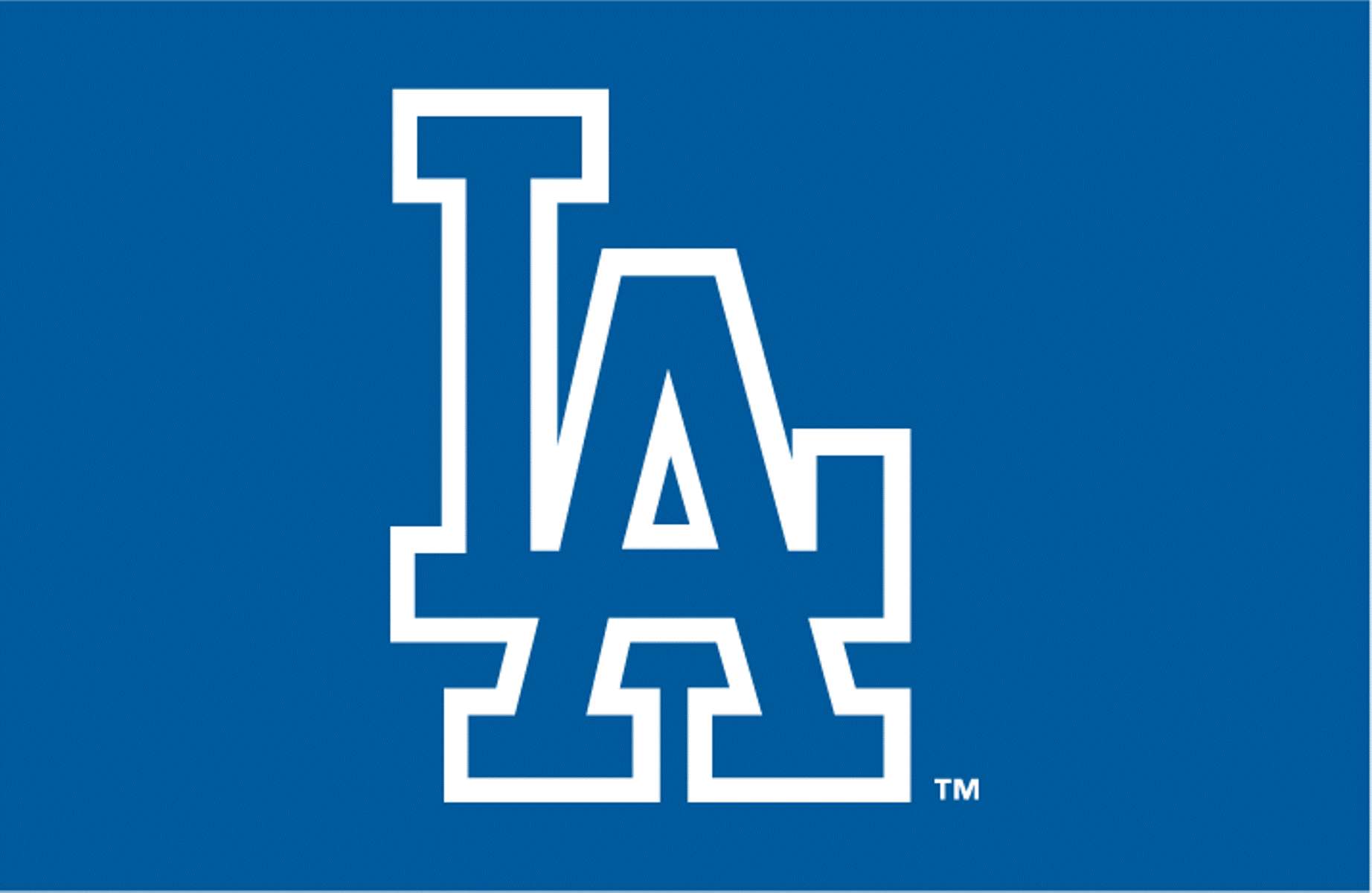 Логотип Dodgers Синий Базовый Обои