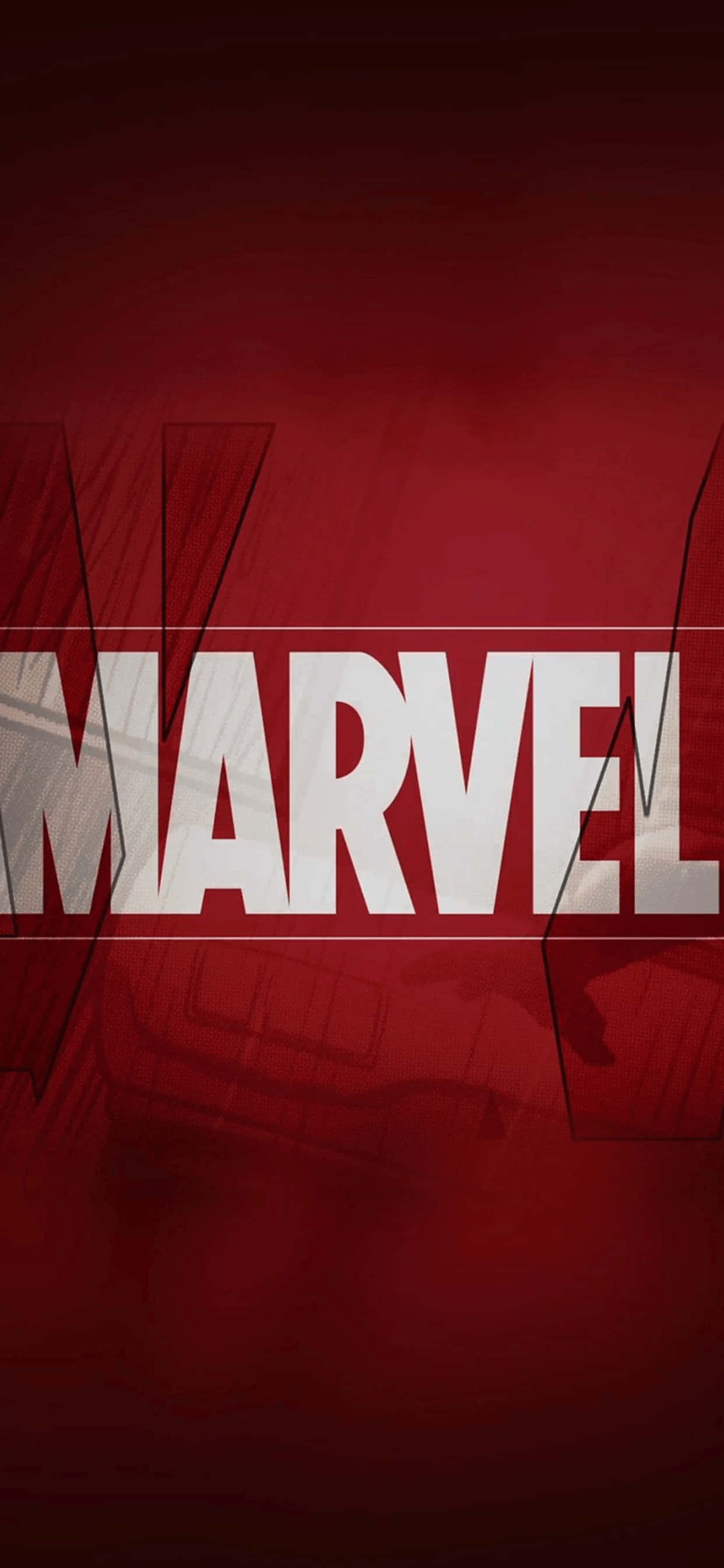 iPhone XS Max Marvel логотип фон Обои