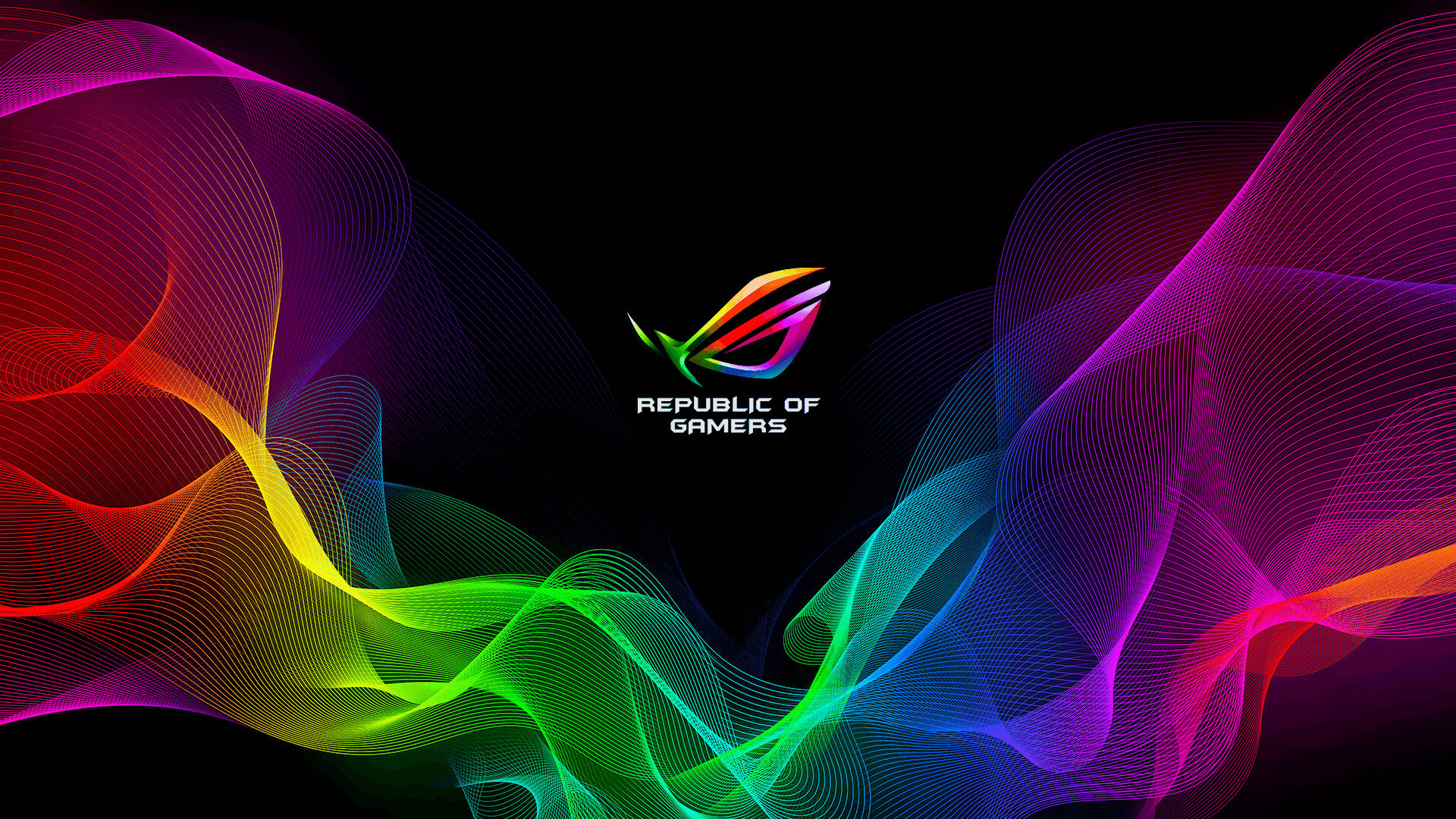 Логотип ROG RGB 4K Обои