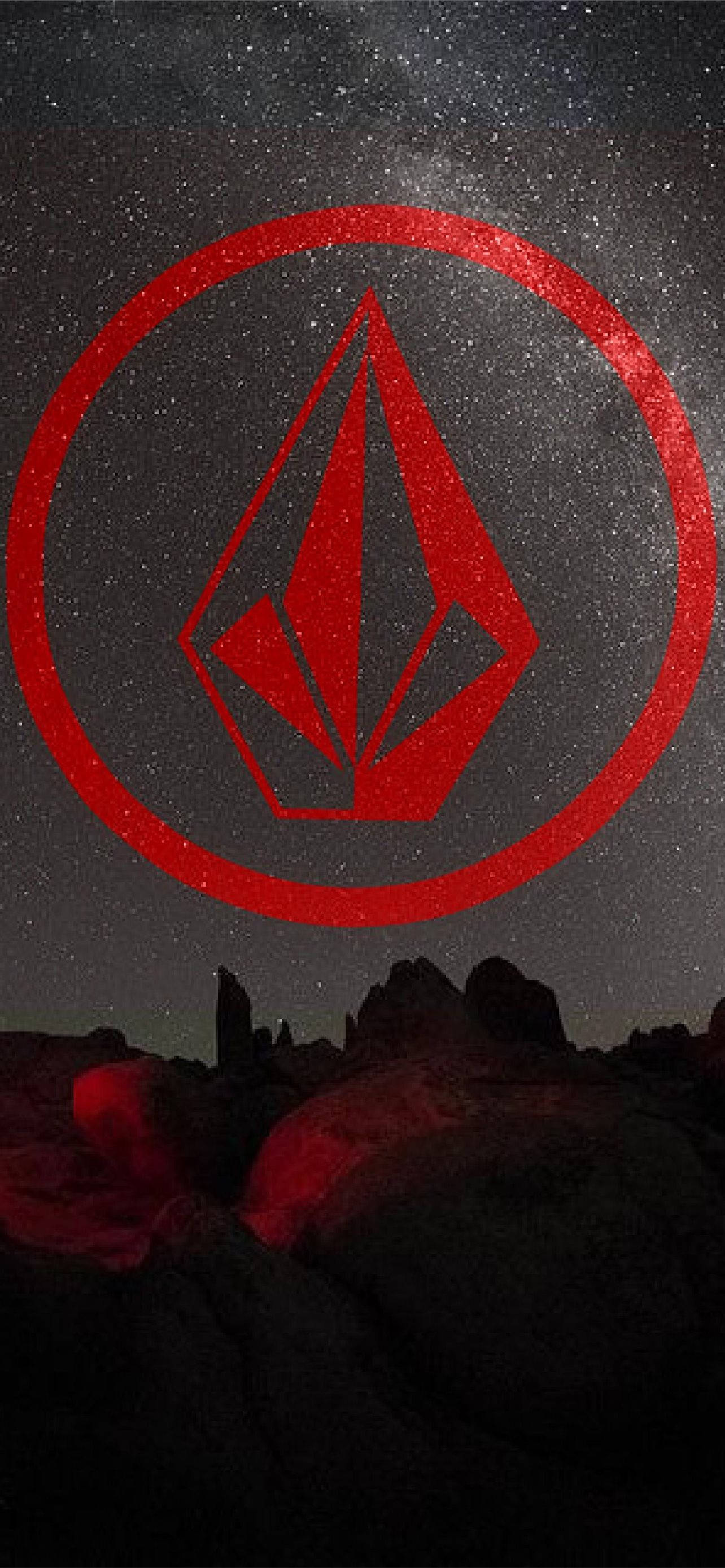 Логотип Volcom iPhone 11 Обои