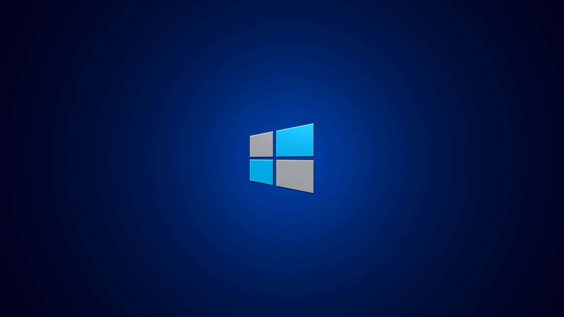 логотип Windows на темном фоне Обои