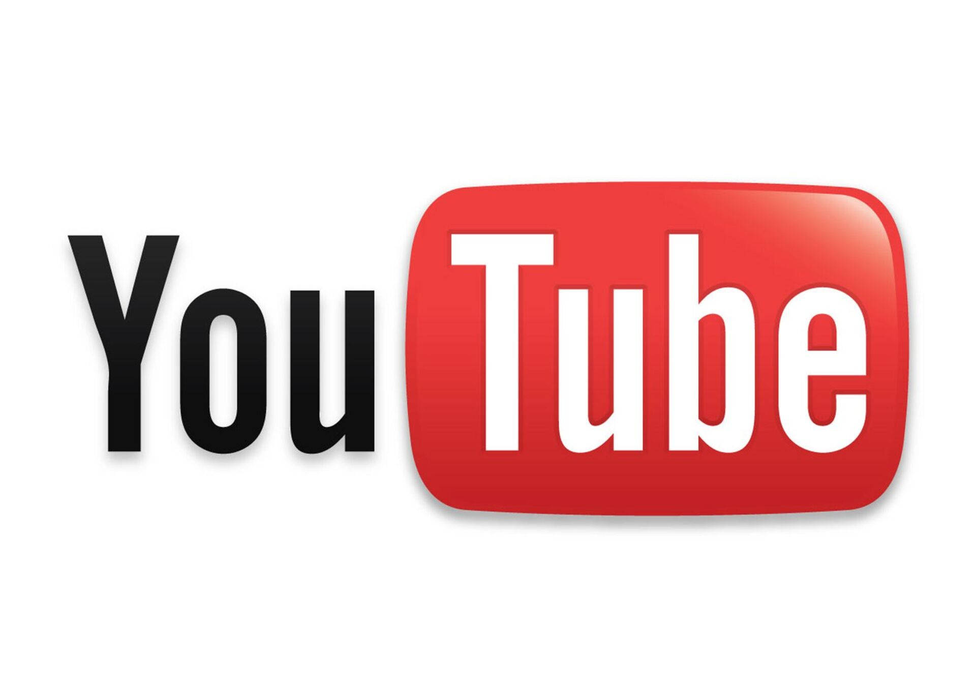 Логотип YouTube шрифтом Roboto Sans Serif Обои