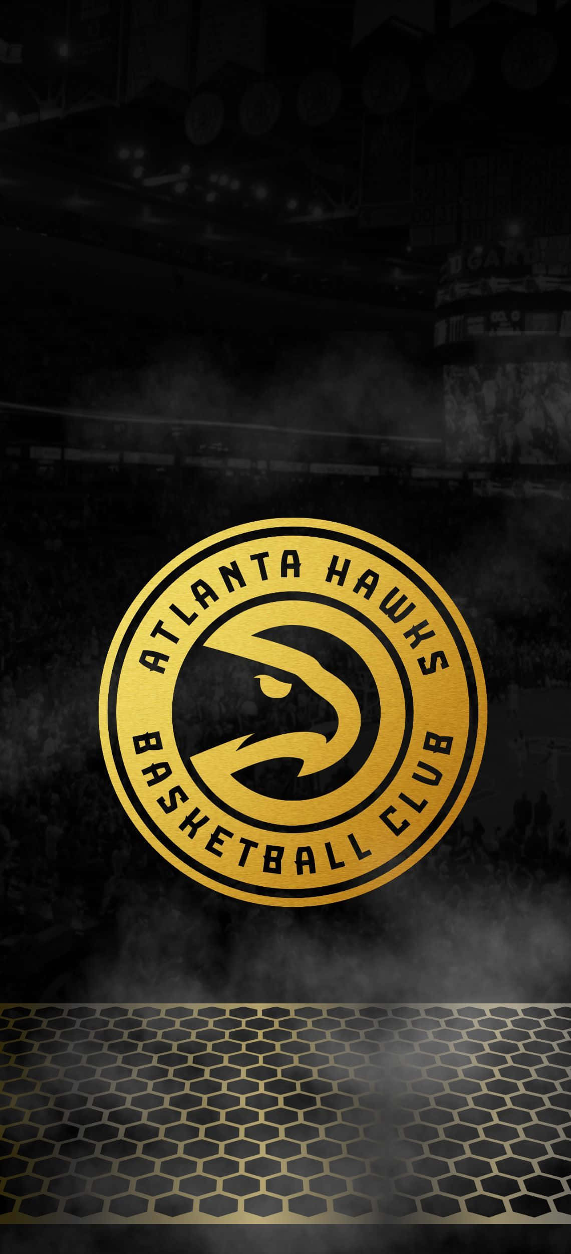 Логотип баскетбольного клуба Atlanta Hawks Обои