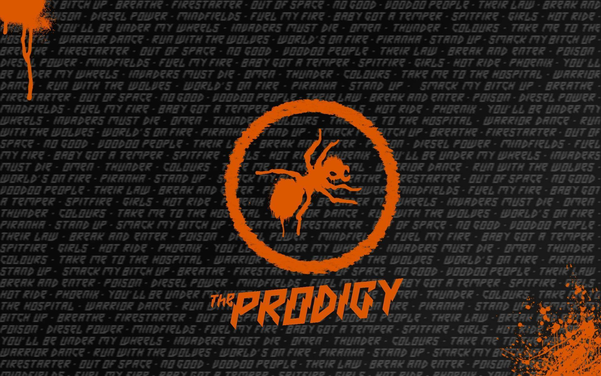 Логотип группы The Prodigy Обои
